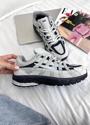 Кросівки утеплені чоловічі nike p-6000 termo grey термо