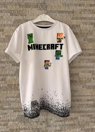 Футболка 🧨 майнкрафт 🗡️ minecraft primark 9-10 років, 140 см