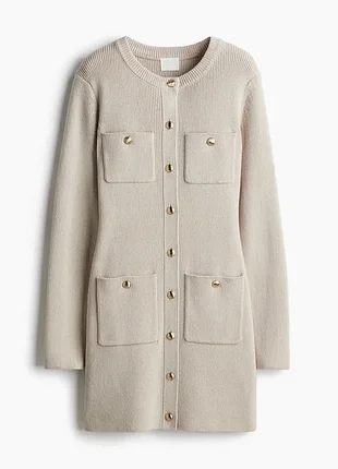 Коротка в'язана сукня h&m м 2