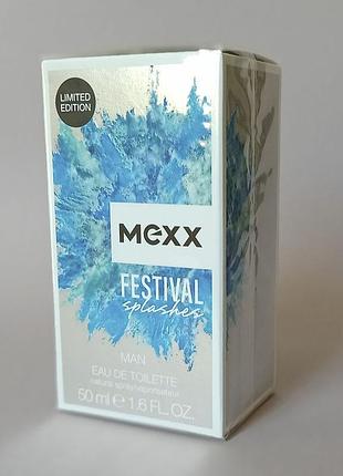 Mexx festival splashes man 50 мл для мужчин (оригинал)