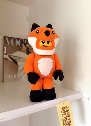 Мягкая игрушка лисичка lego fox costume girl plush