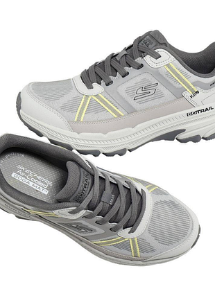 Осенние кроссовки skechers / женские серого цвета кроссовки