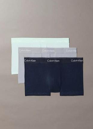 Труси чоловічі боксери calvin klein, короткі, розмір м, 3 шт.