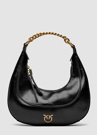 💎 pinko mini brioche bag hobo black