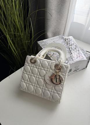 Christian dior small lady dior cream