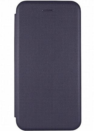 Шкіряний чохол-книжка classy для infinix smart 20 темно-синій