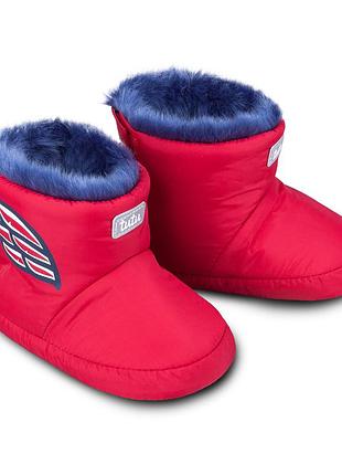 Зимові пінетки для хлопчика tutu 3-005725 ( xs 4-6, s 6-12 місяців) червоний, 11, 4-6 місяців