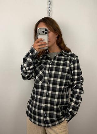 Jack wolfskin qmc жіноча байкова сорочка в клітинку