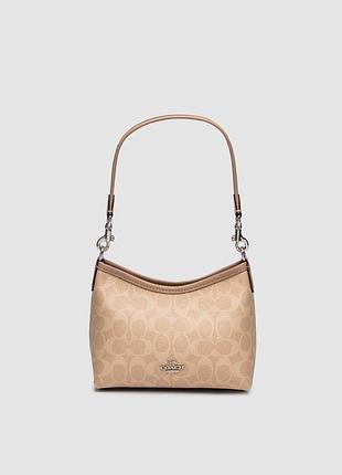 💎 coach laurel small shoulder bag in signature canvas