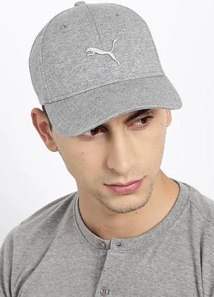Бейсболка унісекс puma сіра 5