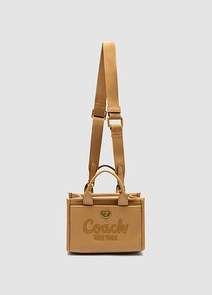 💎 coach cargo tote bag 20 brown