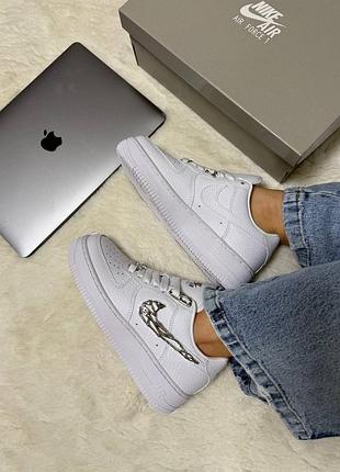 Nike air force 1 low molten metal silver 5