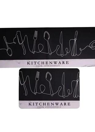 Набор ковриков диатомитовых для кухни kitchenware 58*38 см/ 118*38 см yiwu hp-42-207