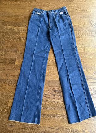Вінтажні джинси-кльош bonanza jeans у ковбойському стилі (western authentic). нові з бірками!