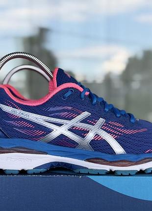 Кросівки жіночі asics gel-ziruss сині з рожевим
