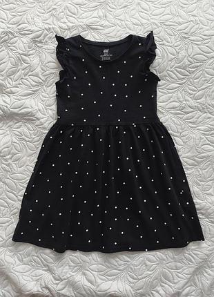 Платье летнее на девочку 4-6 лет от h&amp;m