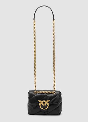 💎 pinko baby love bag puff maxi quilt black/gold