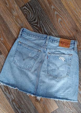 Джинсова спідничка levis 3