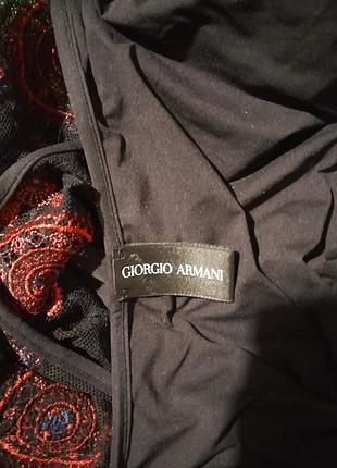 Боди прозрачный дизайнерский miorgio armani винтаж винтажный 5