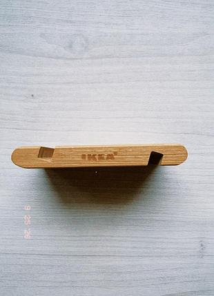 Тримач для телефону/планшета ikea бамбуковий