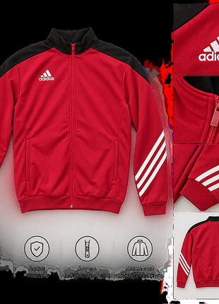 Для підлітків adidas червоне з чорним