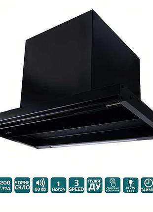Витяжка повновбудована ventolux puntolux 60 bk/bg (1200) trc
