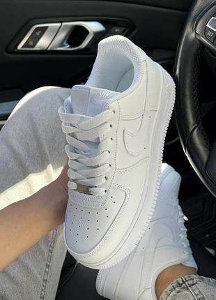Nike air force 1 white premium 4