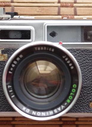 Фотоаппарат yashica electro 35 yashinon dx 45mm 1.7 на запчасти