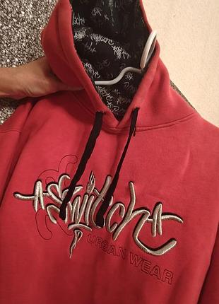 Оригінал switch urban wear ефектне худі з вишивкою розмір s/m чудовий стан