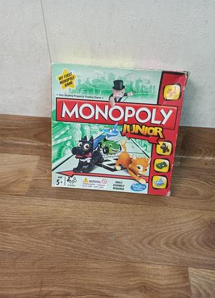 Настільна гра monopoly junior: класична моя перша монополія англомовна