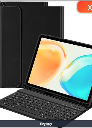 Чехол-клавиатура qwerty для ipad air 11 m2 (2024/2025), ipad pro 11 2018 и air 4/5, bluetooth, черный цвет