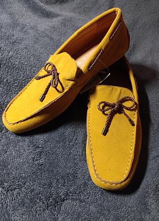 Мокасини чоловічі primark замшеві жовті eur 42