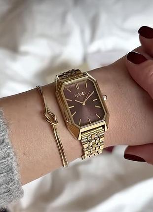Годинник burker isabel gold burgundy