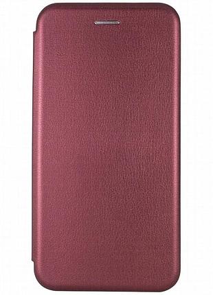 Шкіряний чохол-книжка classy для xiaomi redmi note 5 pro / note 5 (dc) бордовий