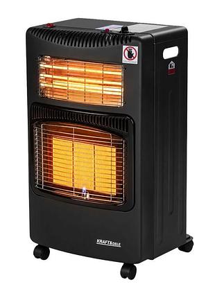 Газовый и электрический обогреватель 2в1 kraft&dele kd6531 4200 вт / 1200 вт инфракрасный с пьезоподжигом