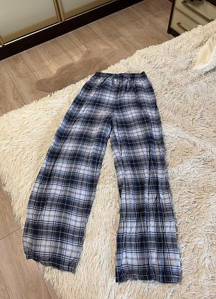 Пижама низ пижамы штаны в клетку домашние h&m