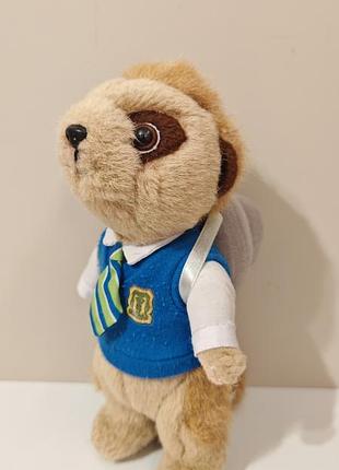 Коллекционная мягкая игрушка сурикат богдан из серии meerkovo (compare the market).