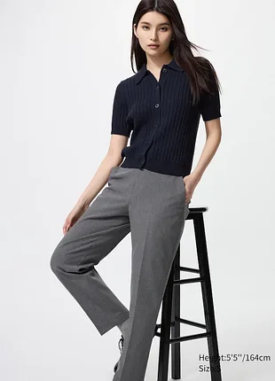 Женские брюки uniqlo smart ankle plaid