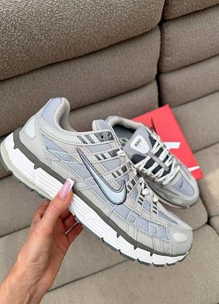 Кросівки утеплені чоловічі nike p-6000 termo grey термо