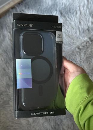 Чохол wave для iphone 15 pro, хамелеон, колір переливається