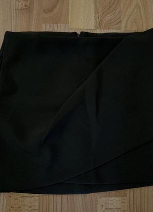 Міні-спідниця жіноча zara чорна