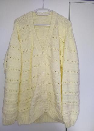 Кардиган жовтий