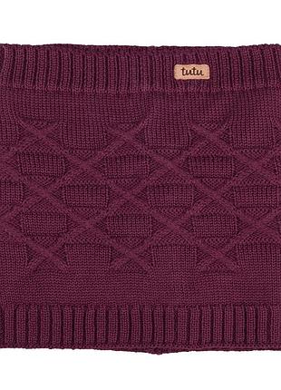 Зимовий снуд дитячий tutu 3-005181 (22*23) бордовий