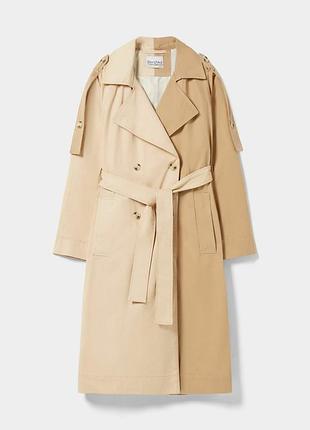 Жіночий тренч bershka бежевий m-l