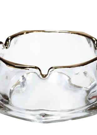 Пепельница стеклянная 12 см yiwu hp-34-66