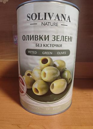 Solivana оливки зелені без кісточки, 4200 кг.