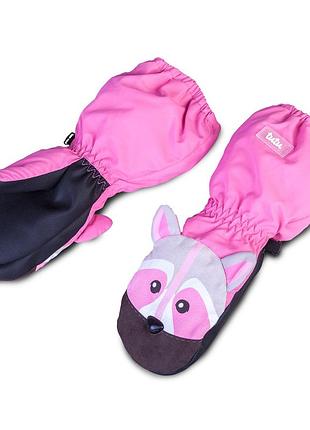 Термоварежки детские. краги для девочки tutu арт.3-005858(1-2, 4-6 лет)