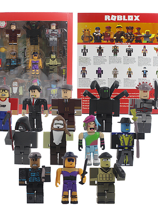Игровые фигурки roblox в коробке 12 шт, набор фигурок герои роблокс в коробке