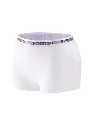 Женские хлопковые трусики боксеры full comfort (1673-50-04) белый xxl
