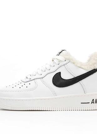 Кроссовки nike air force теплые на меху 2